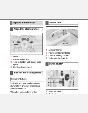 toyota supra 2020-2021 owners manual